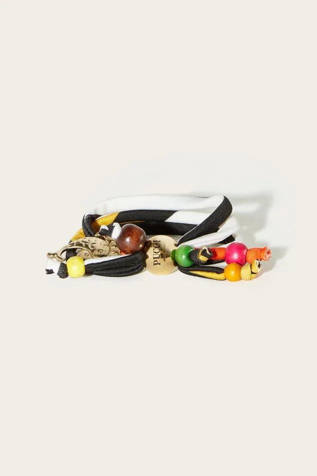 Women Jewellery PUCCI MarmoPrint Beaded Bracelet