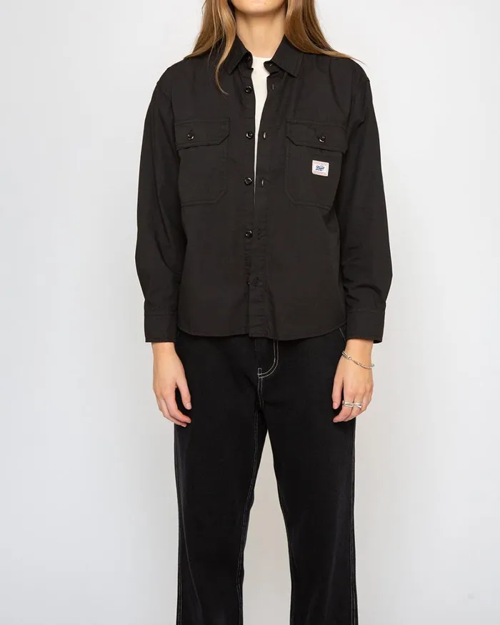 Women Joanie Shirt 8211 Black Deus Ex Machina Shirts