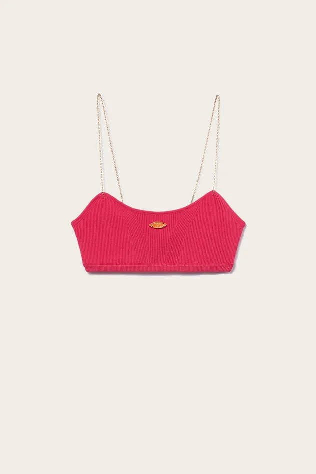 Women Knitwear PUCCI ChainEmbellished Bandeau Top