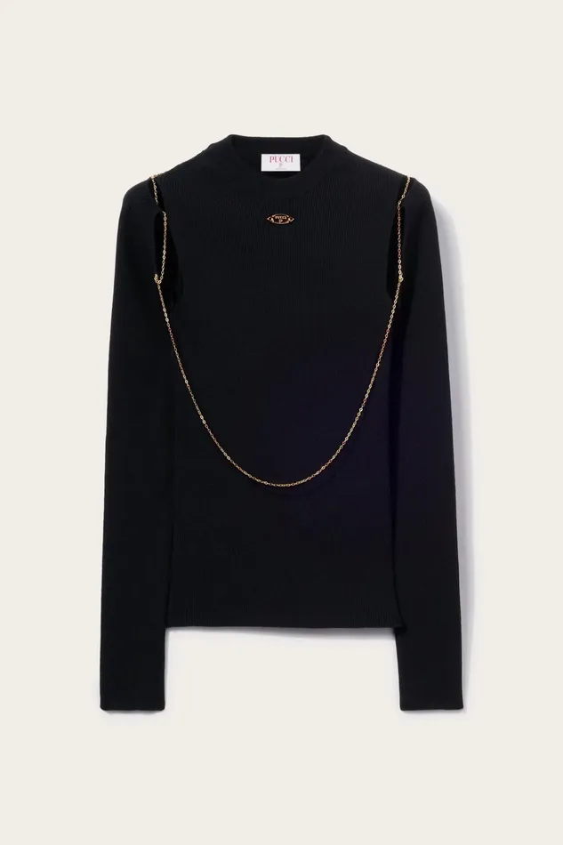 Women Knitwear PUCCI ChainEmbellished Sweater