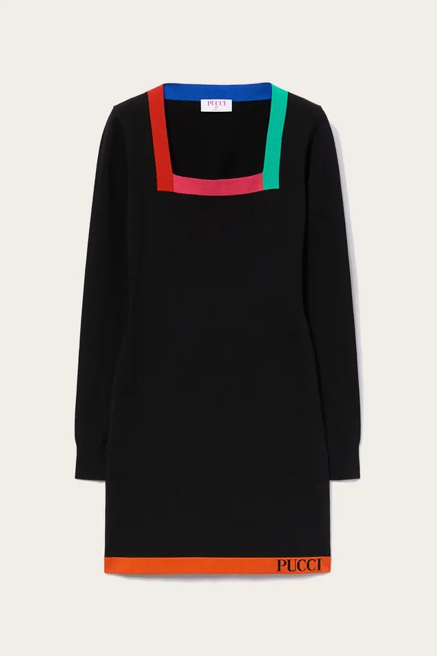 Women Knitwear PUCCI Colourblock Mini Dress