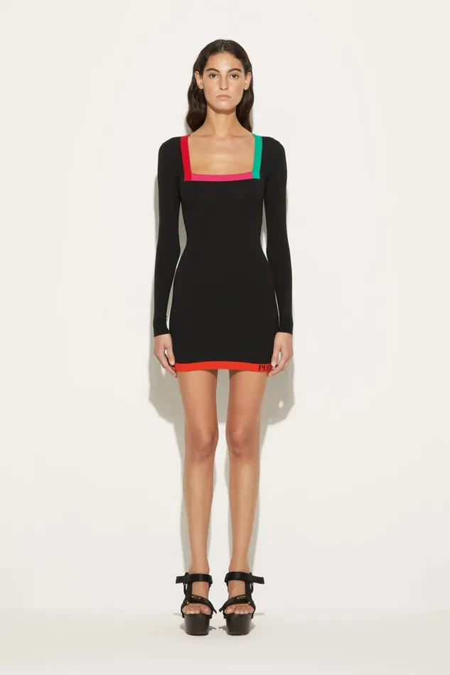 Women Knitwear PUCCI Colourblock Mini Dress