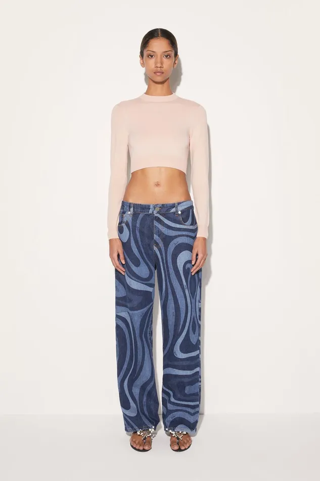 Women Knitwear PUCCI Cropped Sweater