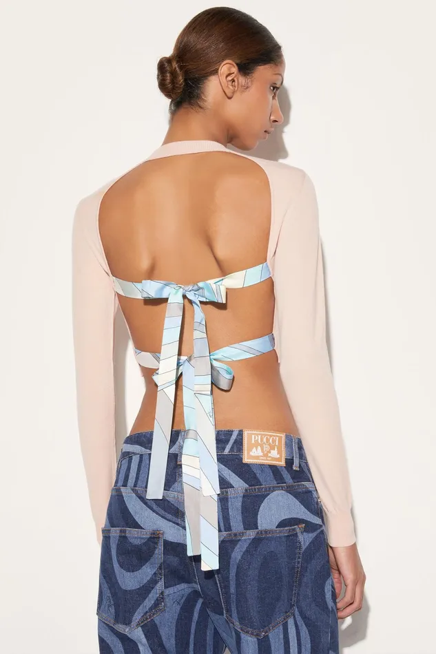 Women Knitwear PUCCI Cropped Sweater