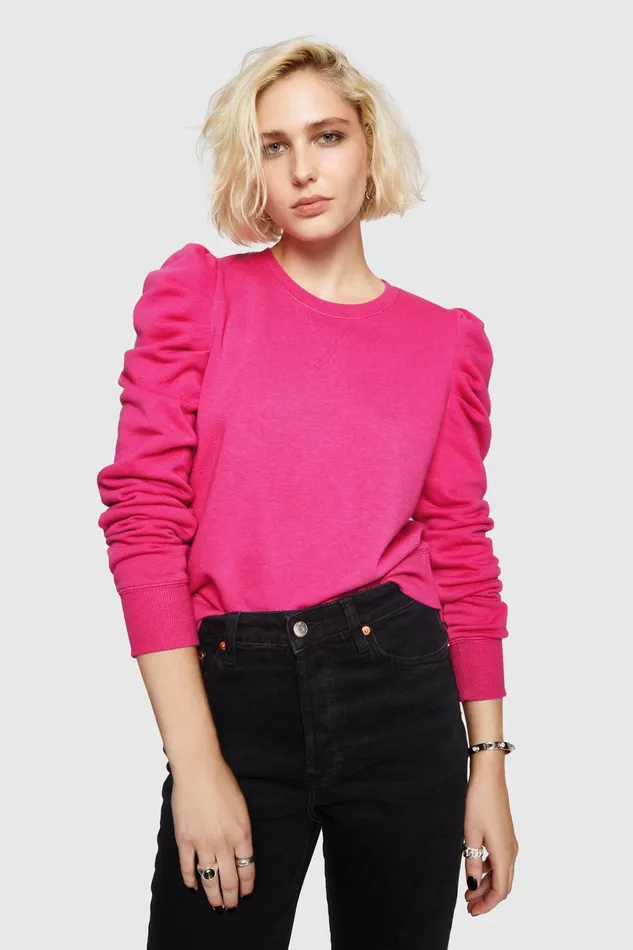 Women Knitwear Rebecca Minkoff Janine Sweatshirt Hot Pink