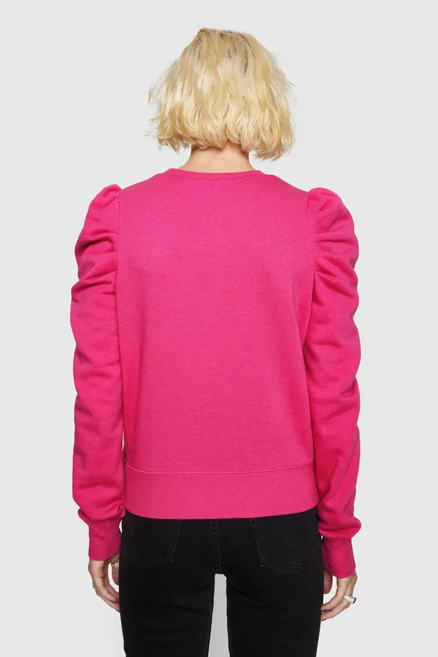 Women Knitwear Rebecca Minkoff Janine Sweatshirt Hot Pink Women Knitwear Rebecca Minkoff Janine Sweatshirt Hot Pink