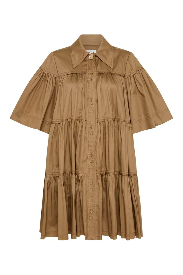 Women Lana Smock Mini Dress Willow Aje Dresses