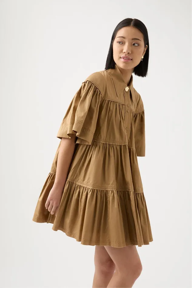 Women Lana Smock Mini Dress Willow Aje Dresses