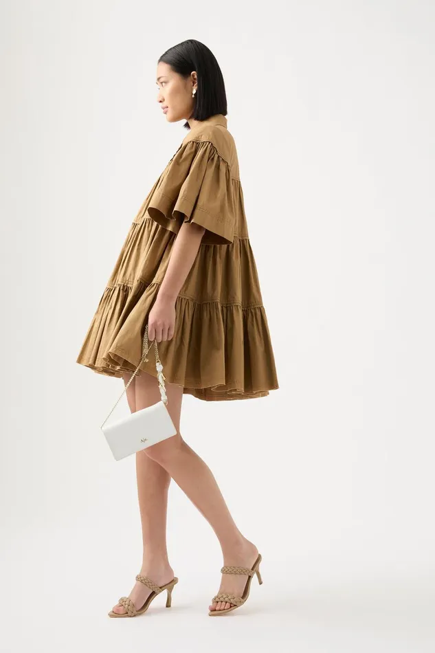 Women Lana Smock Mini Dress Willow Aje Dresses