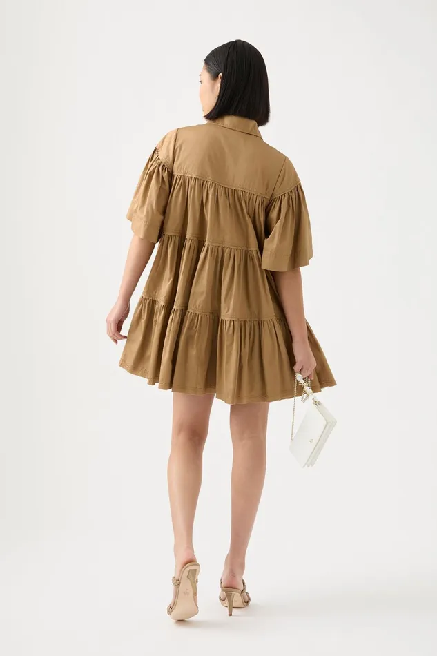 Women Lana Smock Mini Dress Willow Aje Dresses
