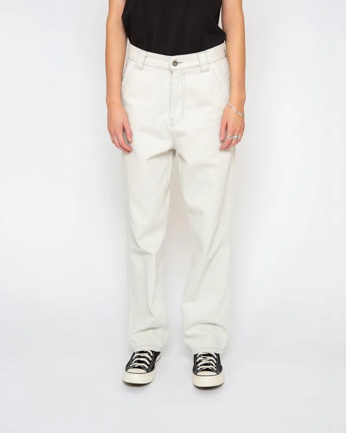 Women Master Pant 8211 Bleached White Deus Ex Machina Pants