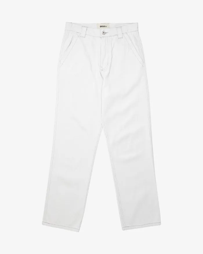 Women Master Pant 8211 Bleached White Deus Ex Machina Pants Women Master Pant 8211 Bleached White Deus Ex Machina Pants