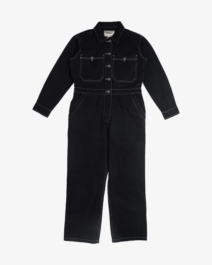 Women Metro Coverall 8211 Black Deus Ex Machina Dresses Women Metro Coverall 8211 Black Deus Ex Machina Dresses
