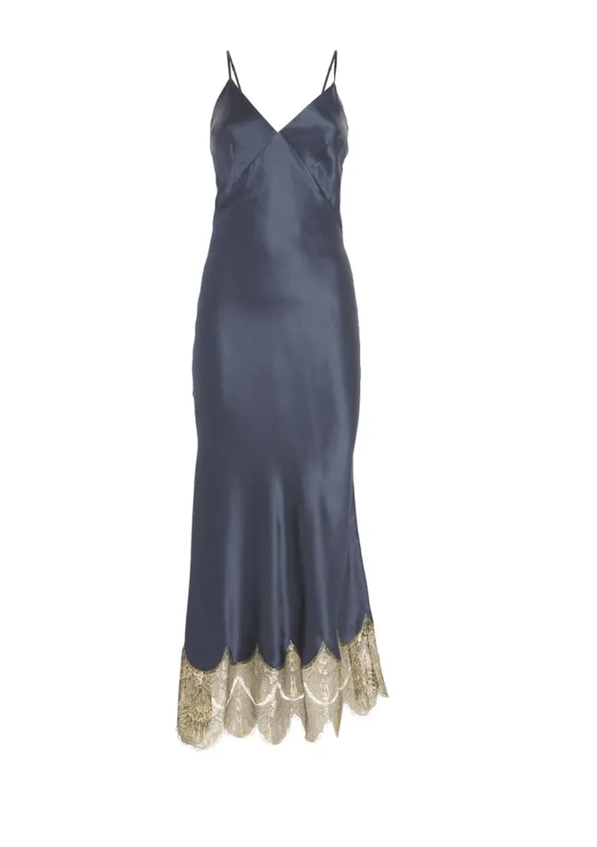 Women Midi Dresses Gilda and Pearl Matinee Slip Sapphiregold