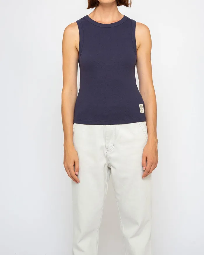 Women Military Tank 8211 Navy Deus Ex Machina Tees