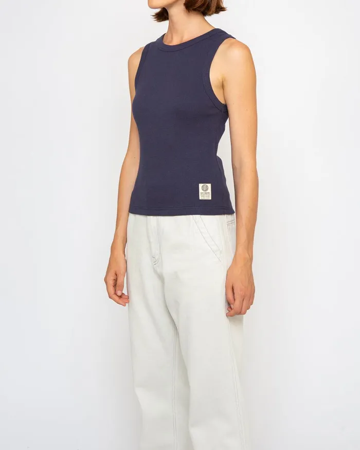Women Military Tank 8211 Navy Deus Ex Machina Tees Women Military Tank 8211 Navy Deus Ex Machina Tees
