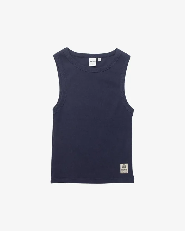 Women Military Tank 8211 Navy Deus Ex Machina Tees Women Military Tank 8211 Navy Deus Ex Machina Tees