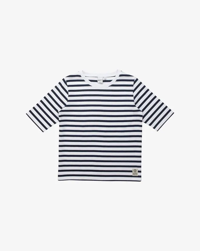 Women Minnie Stripe Tee 8211 NavyWhite Deus Ex Machina Tees Women Minnie Stripe Tee 8211 NavyWhite Deus Ex Machina Tees