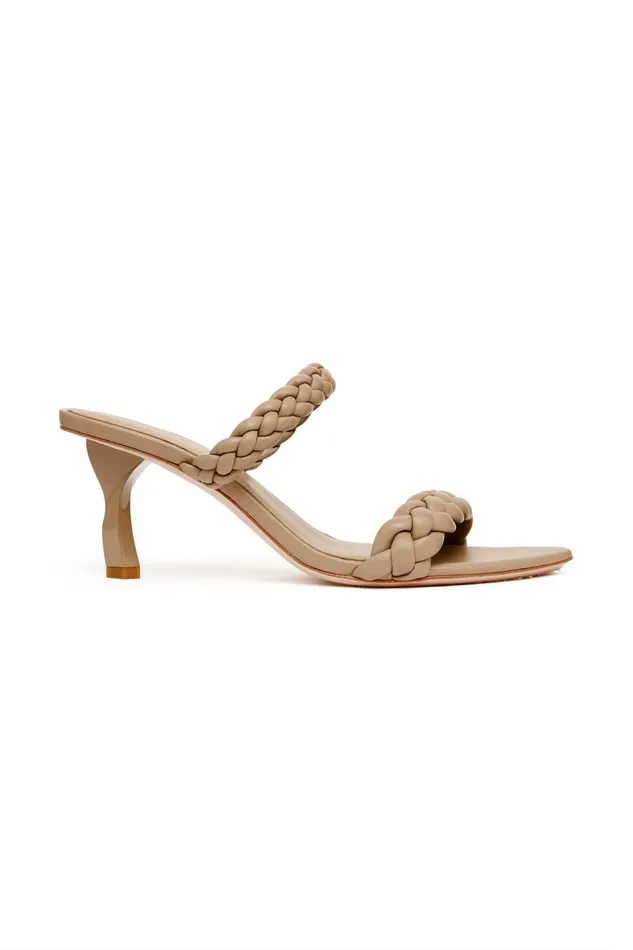 Women Mirage Woven Sculptural Heel Willow Aje Shoes