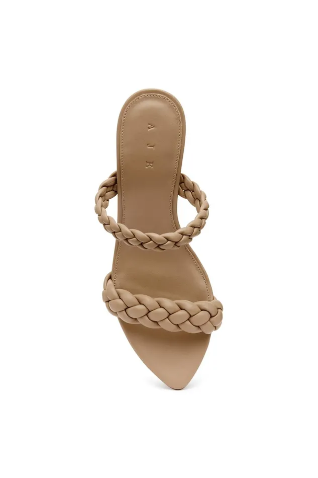 Women Mirage Woven Sculptural Heel Willow Aje Shoes