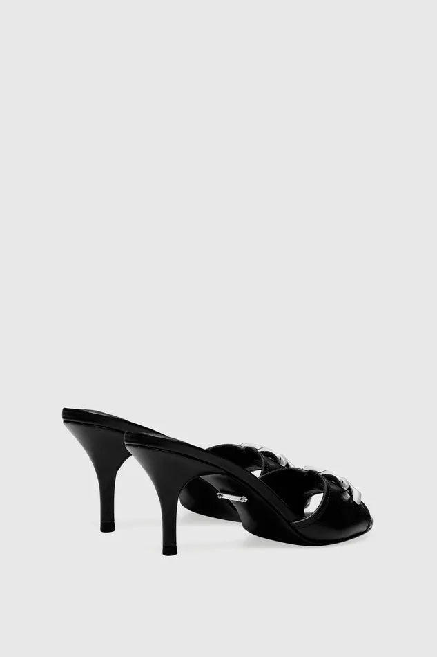 Women Mules Rebecca Minkoff Curb Mule Black Women Mules Rebecca Minkoff Curb Mule Black