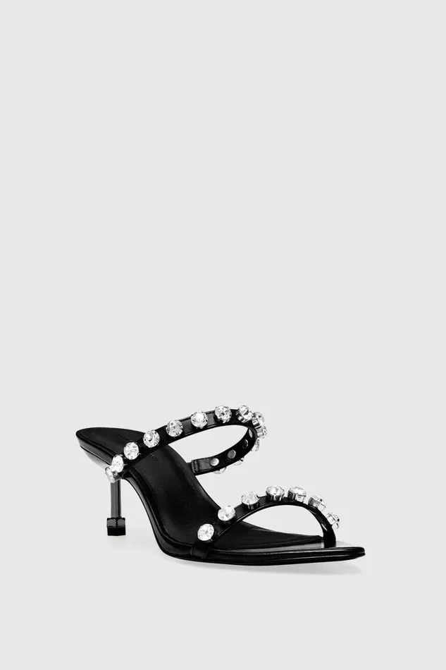 Women Mules Rebecca Minkoff Juliana Crystal Mule Black Women Mules Rebecca Minkoff Juliana Crystal Mule Black