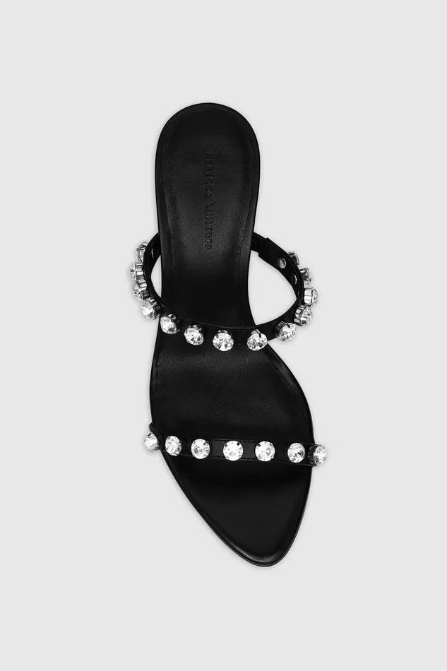 Women Mules Rebecca Minkoff Juliana Crystal Mule Black Women Mules Rebecca Minkoff Juliana Crystal Mule Black