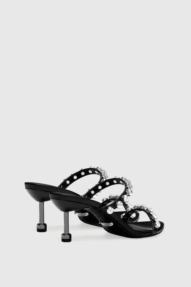 Women Mules Rebecca Minkoff Juliana Crystal Mule Black Women Mules Rebecca Minkoff Juliana Crystal Mule Black