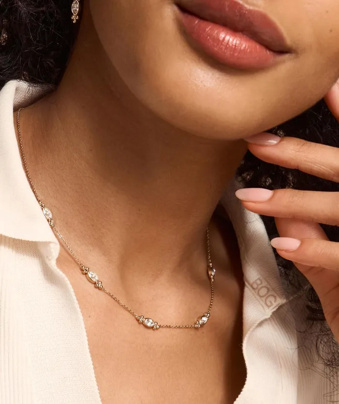 Women Necklaces Olivia Burton Dainty Gold Plated Necklace