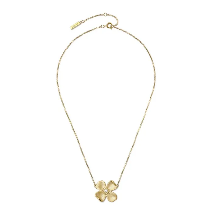 Women Necklaces Olivia Burton Dogwood Flower Gold Pendant Necklace