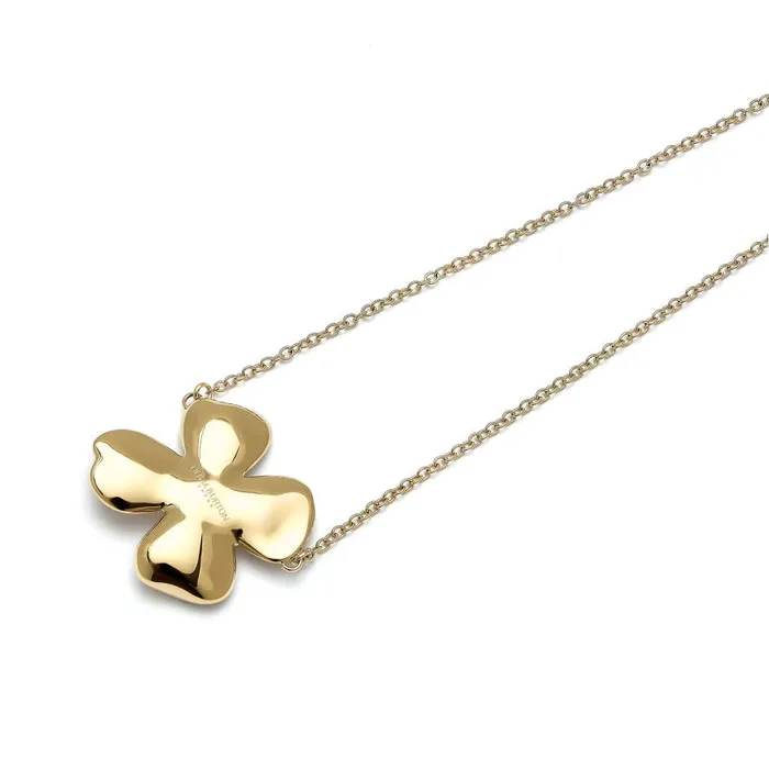 Women Necklaces Olivia Burton Dogwood Flower Gold Pendant Necklace
