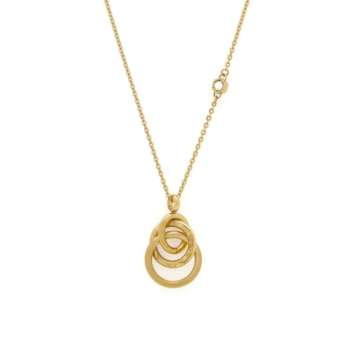 Women Necklaces Olivia Burton Encircle Gold Plated Pendant Necklace