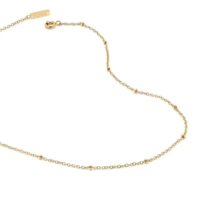 Women Necklaces Olivia Burton Illusion Gold Stacking Necklace Set