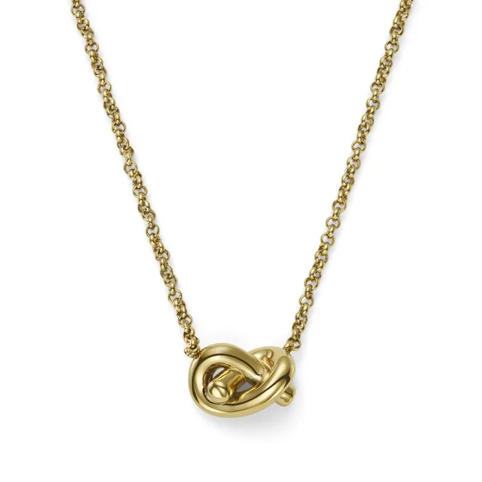 Women Necklaces Olivia Burton Lovers Knot Gold Plated Necklace
