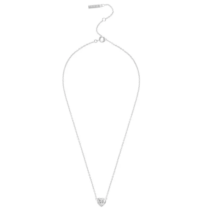 Women Necklaces Olivia Burton Silver Heart Necklace