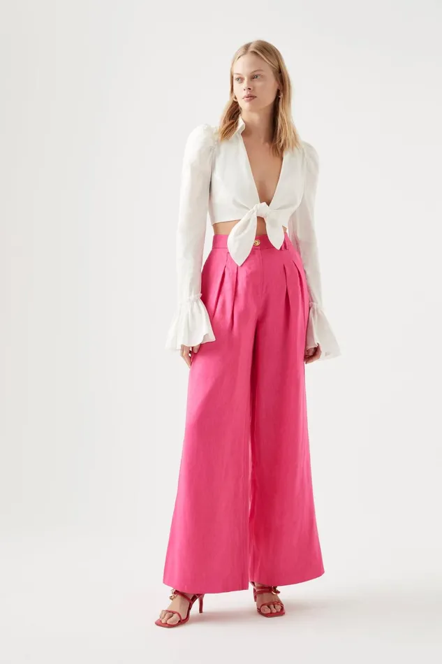 Women Nicole Twist Top Ivory Aje Tops