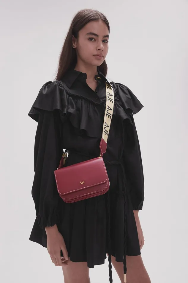 Women Nova Crossbody Bag Garnet Red Aje Handbags and Wallets