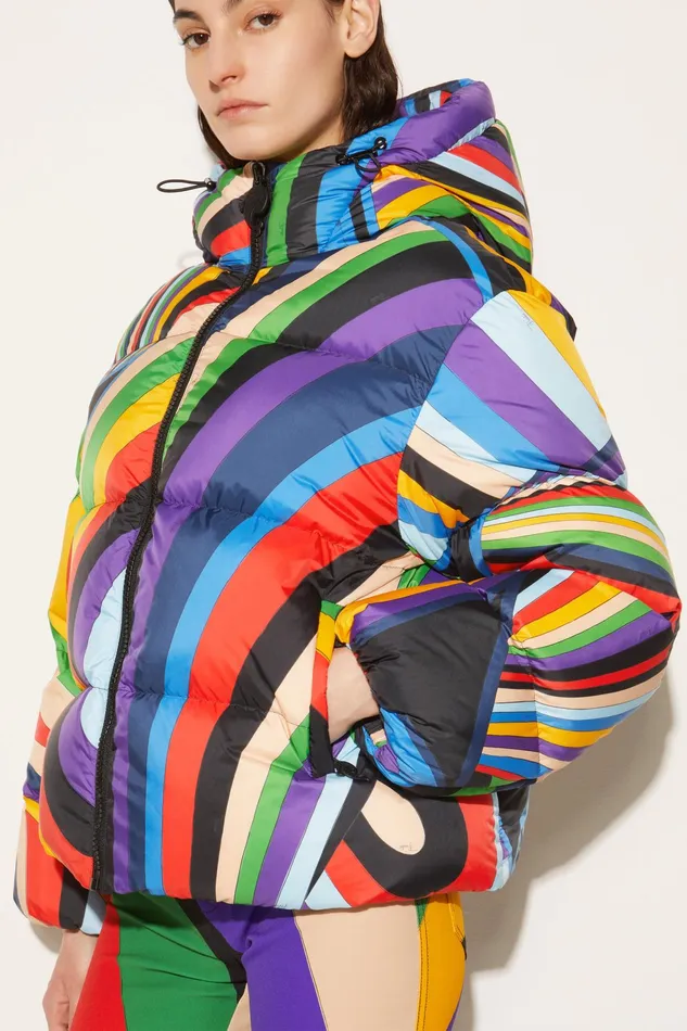 Women Outerwear PUCCI IridePrint Padded Jacket