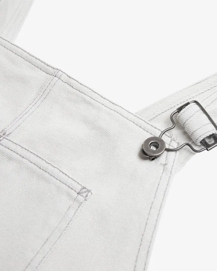 Women Overall Dress 8211 Bleached White Deus Ex Machina Dresses Women Overall Dress 8211 Bleached White Deus Ex Machina Dresses