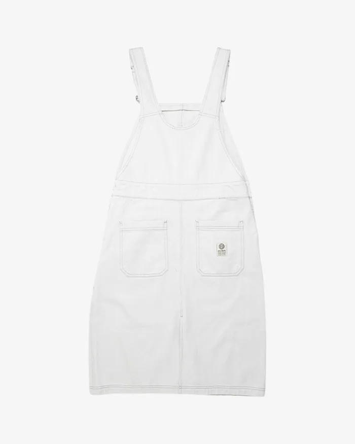 Women Overall Dress 8211 Bleached White Deus Ex Machina Dresses Women Overall Dress 8211 Bleached White Deus Ex Machina Dresses