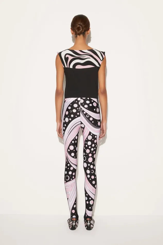 Women Pants And Shorts PUCCI FontanePrint Stirrup Leggings