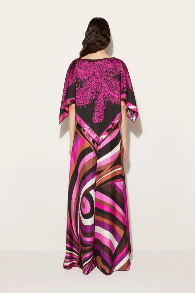 Women Pants And Shorts PUCCI IridePrint SilkTwill Trousers