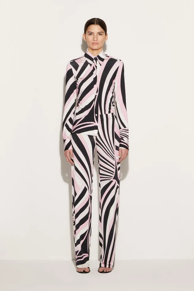 Women Pants And Shorts PUCCI IridePrint Trousers