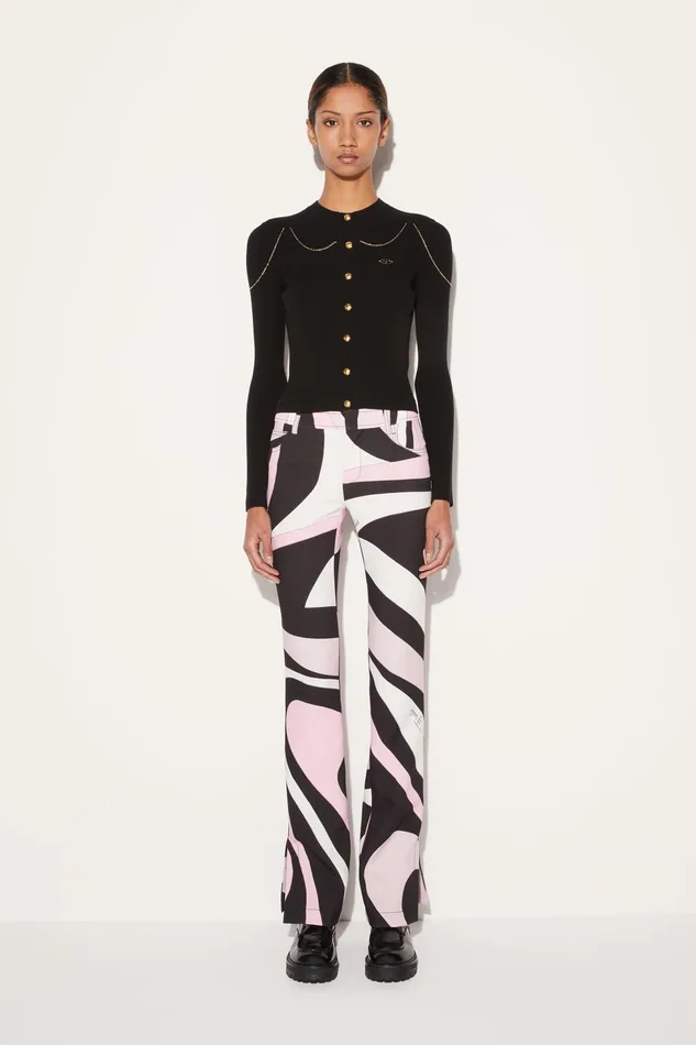 Women Pants And Shorts PUCCI MarmoPrint Trousers