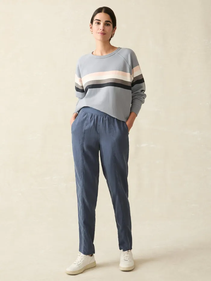 Women Pants Faherty Arlie Pant Navy