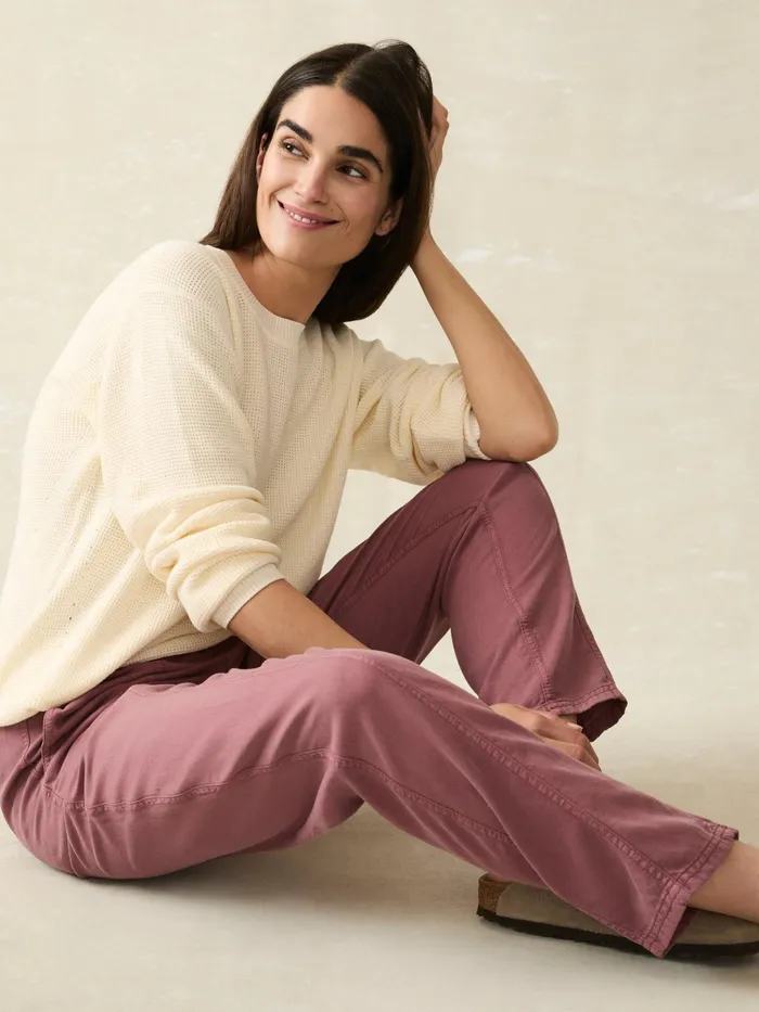 Women Pants Faherty Arlie Pant Rosewood
