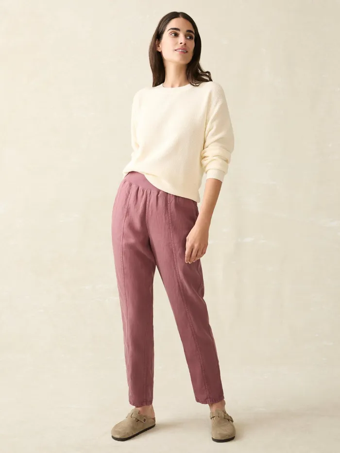 Women Pants Faherty Arlie Pant Rosewood
