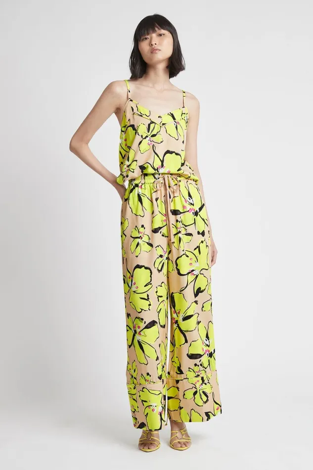 Women Pelicano Citrus Bloom Strap Cami Top Citrus Bloom Aje Tops