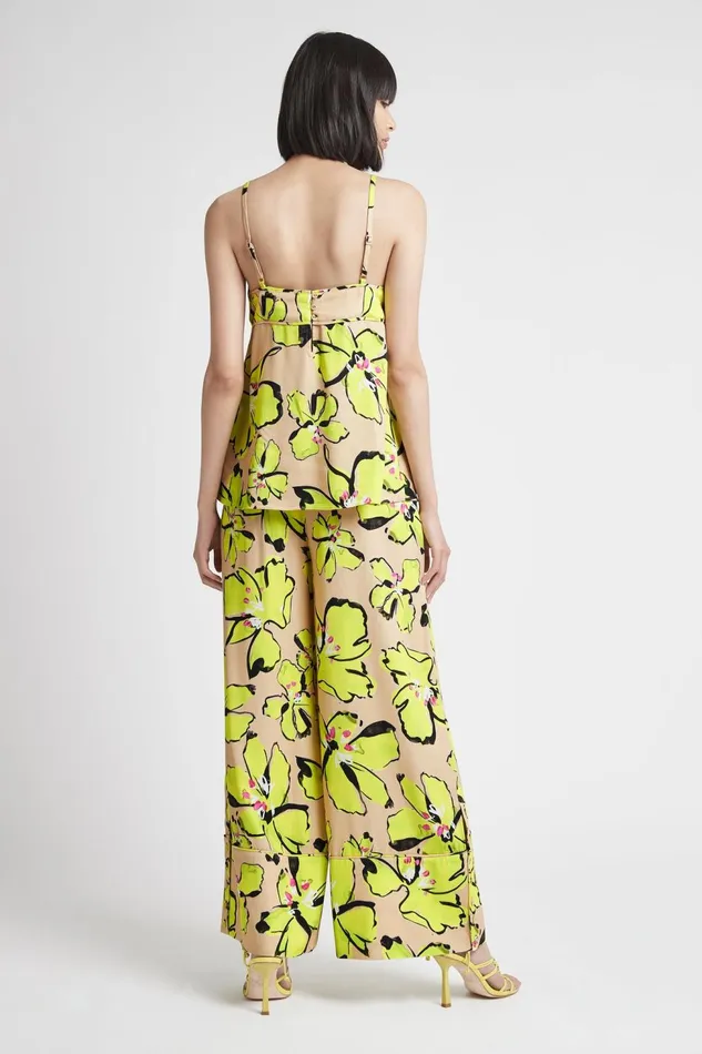 Women Pelicano Citrus Bloom Wide Leg Pant Citrus Bloom Aje Pants