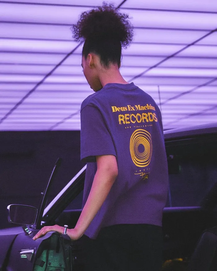 Women Primary Tokyo Picnic Tee 8211 Plum Purple Deus Ex Machina Tees Women Primary Tokyo Picnic Tee 8211 Plum Purple Deus Ex Machina Tees